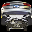 Load image into Gallery viewer, AWE Tuning Audi C7 A6 3.0T Touring Edition Exhaust - Dual Outlet Chrome Silver Tips - Side View