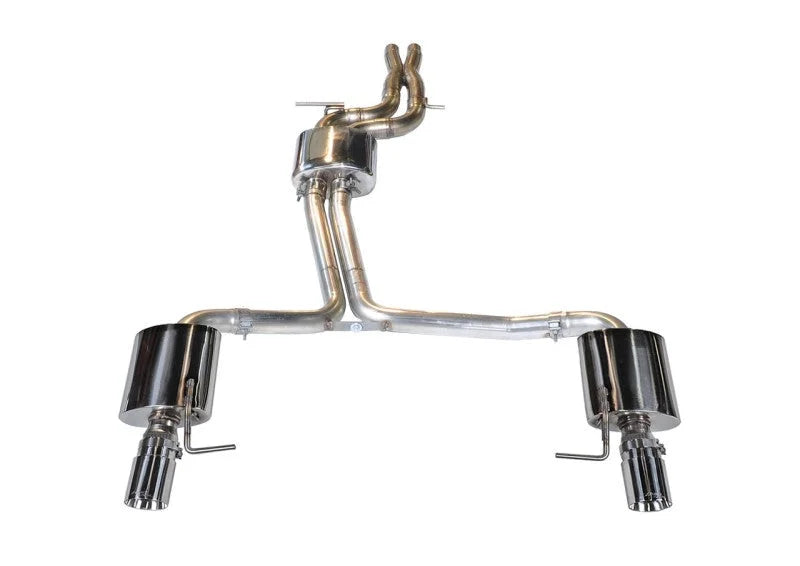 AWE Tuning Audi C7 A7 3.0T Touring Edition Exhaust - Dual Outlet Chrome Silver Tips - Main Product View