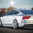 Load image into Gallery viewer, AWE Tuning Audi C7 A7 3.0T Touring Edition Exhaust - Dual Outlet Diamond Black Tips - Side View