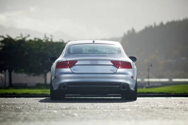AWE Tuning Audi C7 A7 3.0T Touring Edition Exhaust - Dual Outlet Diamond Black Tips - Additional View 7