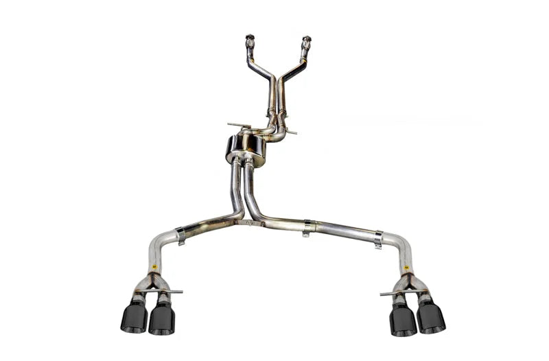 AWE Tuning Audi C7 / C7.5 S6 4.0T Track Edition Exhaust - Diamond Black Tips - Main Product View