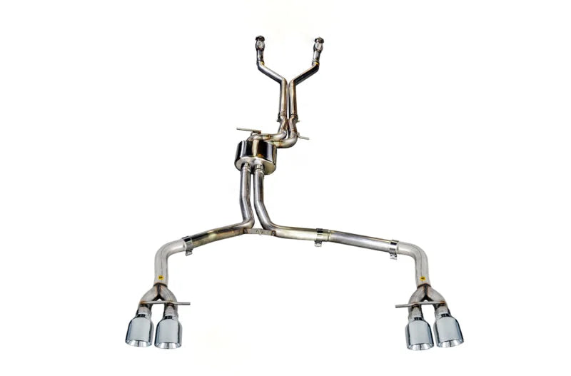 AWE Tuning Audi C7 / C7.5 S7 4.0T Track Edition Exhaust - Chrome Silver Tips - Main Product View