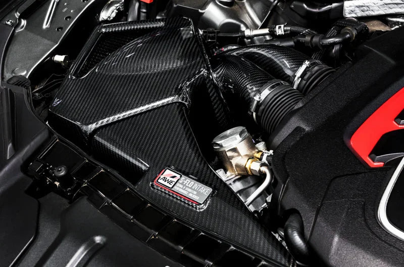 AWE Tuning Audi C7 S6 / S7 4.0T S-FLO Carbon Intake V2 - Installation View