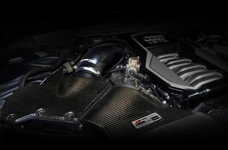 AWE Tuning B8 S5 4.2L S-FLO Carbon Intake - Side View