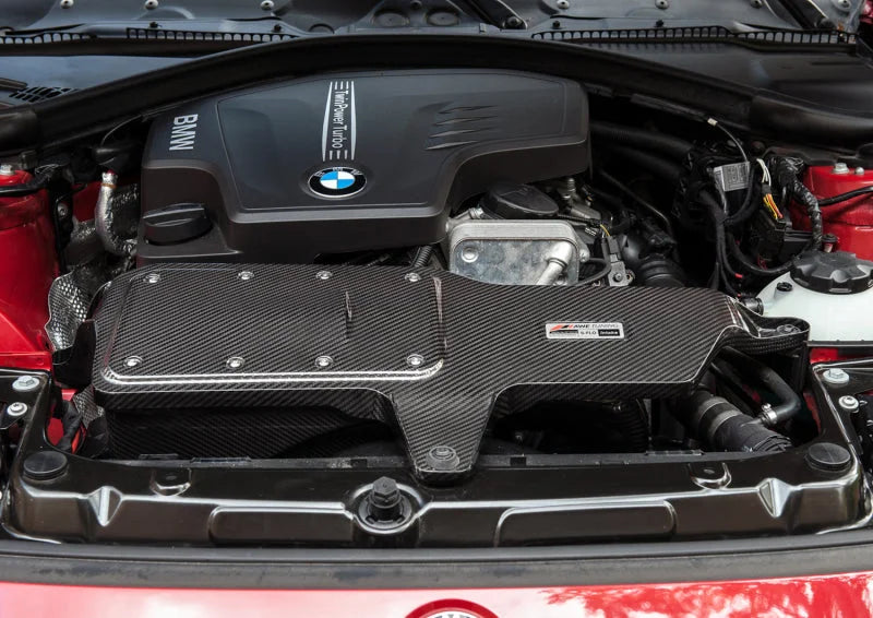 AWE Tuning BMW 228i/320i/328i/428i S-FLO Carbon Intake - Installation View