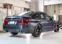 Load image into Gallery viewer, AWE Tuning BMW F10 M5 Touring Edition Axle-Back Exhaust Chrome Silver Tips - Back View