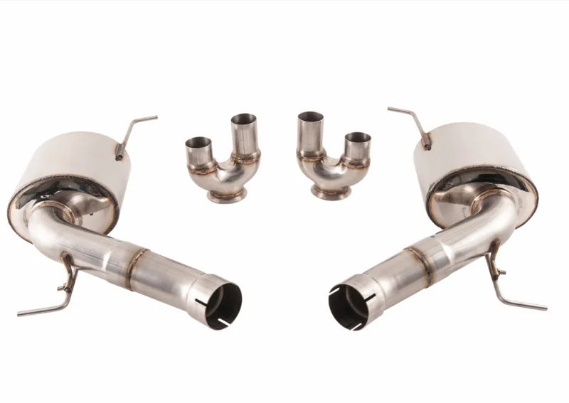 AWE Tuning BMW F10 M5 Touring Edition Axle-Back Exhaust Diamond Black Tips - Main Product View