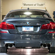 Load image into Gallery viewer, AWE Tuning BMW F10 M5 Touring Edition Axle-Back Exhaust Diamond Black Tips - Side View