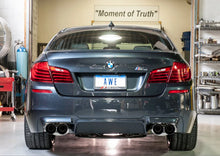 Load image into Gallery viewer, AWE Tuning BMW F10 M5 Touring Edition Axle-Back Exhaust Diamond Black Tips - Side View