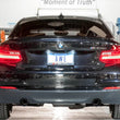 Load image into Gallery viewer, AWE Tuning BMW F22 M235i / M240i Touring Edition Axle-Back Exhaust - Diamond Black Tips (102mm) - Side View