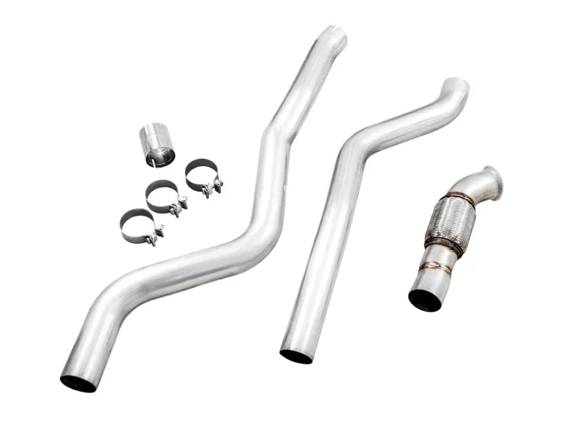 AWE Tuning BMW F3X 335i/435i Performance Mid Pipe - Detail View
