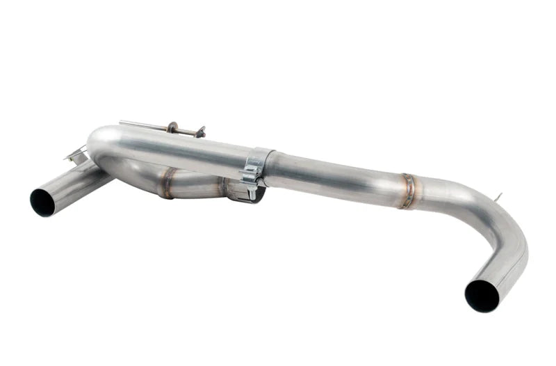AWE Tuning BMW F3X 335i/435i Touring Edition Axle-Back Exhaust - Chrome Silver Tips (90mm) - Back View