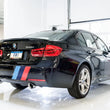 Load image into Gallery viewer, AWE Tuning BMW F3X 340i Touring Edition Axle-Back Exhaust - Diamond Black Tips (102mm) - Side View
