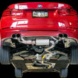 Load image into Gallery viewer, AWE Tuning BMW F3X N20/N26 328i/428i Touring Edition Exhaust Quad Outlet - 80mm Diamond Black Tips - Side View