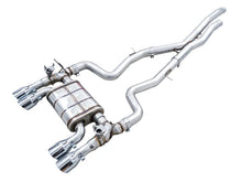 Load image into Gallery viewer, AWE Tuning BMW F8X M3/M4 SwitchPath Catback Exhaust - Chrome Silver Tips - Main Product View