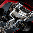 Load image into Gallery viewer, AWE Tuning BMW F8X M3/M4 SwitchPath Catback Exhaust - Chrome Silver Tips - Back View