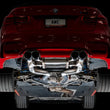 Load image into Gallery viewer, AWE Tuning BMW F8X M3/M4 SwitchPath Catback Exhaust - Diamond Black Tips - Installation View