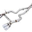 Load image into Gallery viewer, AWE Tuning BMW F8X M3/M4 Track Edition Catback Exhaust - Chrome Silver Tips - Main Product View