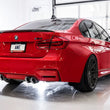 Load image into Gallery viewer, AWE Tuning BMW F8X M3/M4 Track Edition Catback Exhaust - Chrome Silver Tips - Back View
