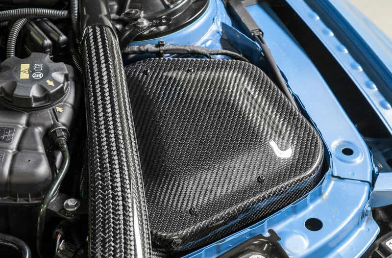 AWE Tuning BMW F8x M3/M4 S-FLO Carbon Intake - Side View