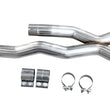 Load image into Gallery viewer, AWE Tuning BMW F97 X3 M Non-Resonated Performance Mid Pipe - Back View