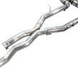 Load image into Gallery viewer, AWE Tuning BMW F97 X3 M Non-Resonated Performance Mid Pipe - Installation View