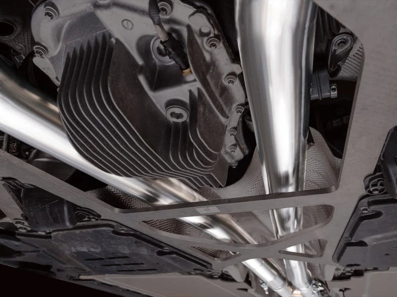 AWE Tuning BMW G90/G99 M5 Touring Edition Cat-Back Exhaust - Diamond Black Tips - Back View