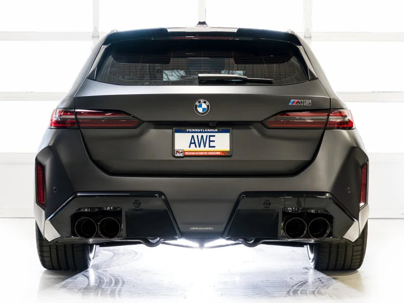 AWE Tuning BMW G90/G99 M5 Touring Edition Cat-Back Exhaust - Diamond Black Tips - Additional View 8