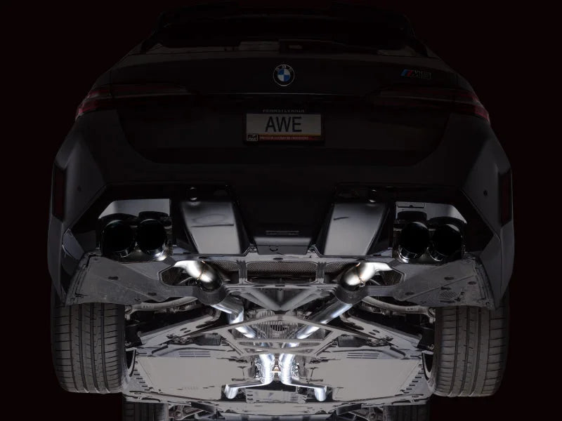 AWE Tuning BMW G90/G99 M5 Touring Edition Cat-Back Exhaust - Diamond Black Tips - Additional View 9