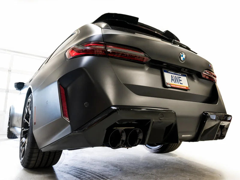 AWE Tuning BMW G90/G99 M5 Touring Edition Cat-Back Exhaust - Diamond Black Tips - Additional View 10
