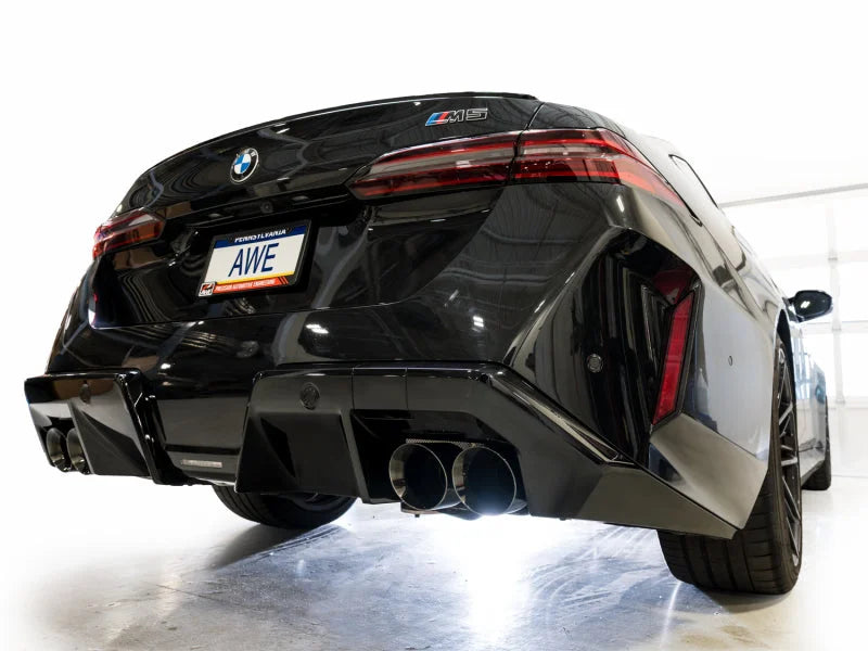 AWE Tuning BMW G90/G99 M5 Touring Edition Cat-Back Exhaust - Diamond Black Tips - Additional View 11