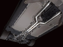 Load image into Gallery viewer, AWE Tuning BMW G90/G99 M5 Track Edition Cat-Back Exhaust - Chrome Silver Tips - Side View
