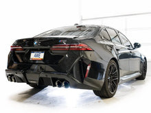 Load image into Gallery viewer, AWE Tuning BMW G90/G99 M5 Track Edition Cat-Back Exhaust - Chrome Silver Tips - Back View