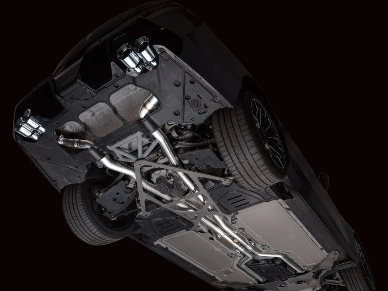 AWE Tuning BMW G90/G99 M5 Track Edition Cat-Back Exhaust - Chrome Silver Tips - Additional View 7