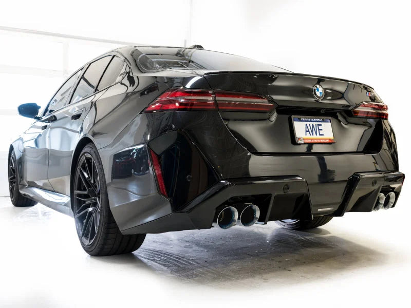 AWE Tuning BMW G90/G99 M5 Track Edition Cat-Back Exhaust - Chrome Silver Tips - Additional View 10