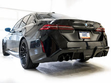 Load image into Gallery viewer, AWE Tuning BMW G90/G99 M5 Track Edition Cat-Back Exhaust - Diamond Black Tips - Back View
