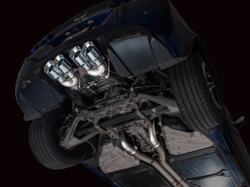 AWE Tuning C6 Chevrolet Corvette Z06/ZR1 Touring Edition Axle-Back Exhaust w/ Chrome Silver Tips - Additional View 7
