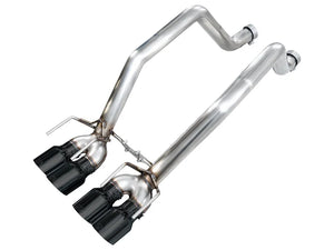AWE Tuning C6 Chevrolet Corvette Z06/ZR1 Track Edition Axle-Back Exhaust w/ Diamond Black Tips - Main Product View