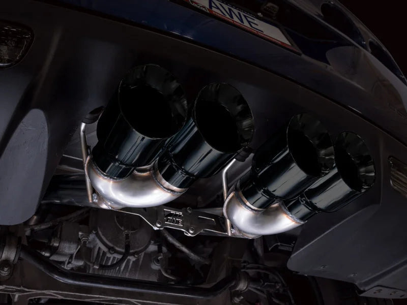 AWE Tuning C6 Chevrolet Corvette Z06/ZR1 Track Edition Axle-Back Exhaust w/ Diamond Black Tips - Additional View 6