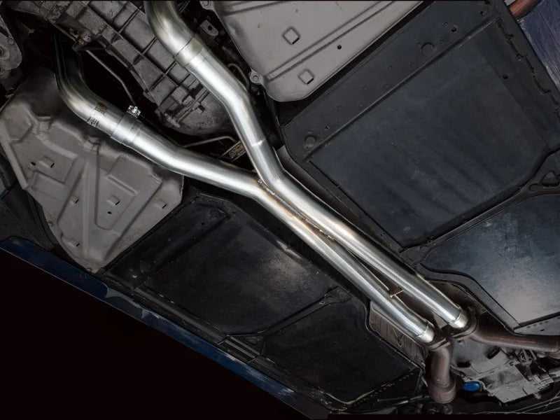 AWE Tuning C6 Chevrolet Corvette Z06/ZR1 X-Pipe - Side View
