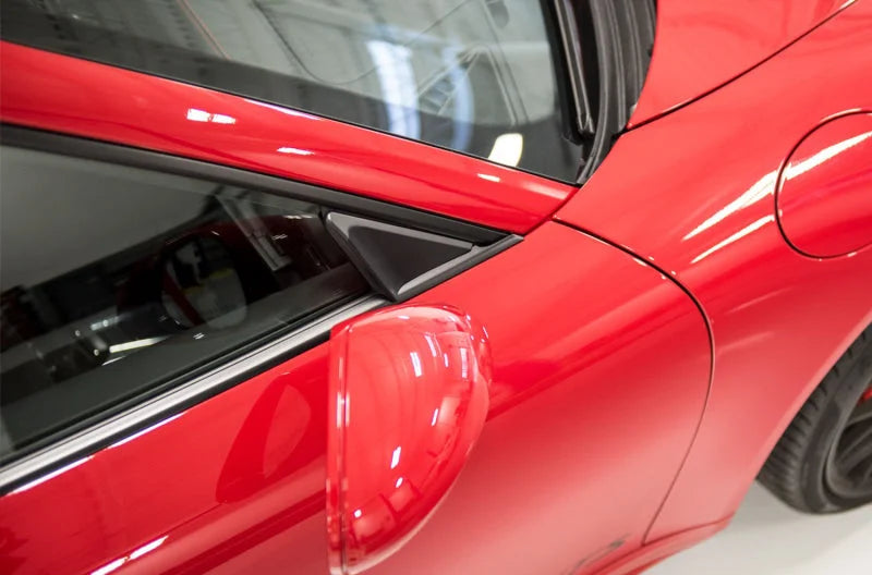 AWE Tuning Foiler Wind Diffuser for Porsche 991 / 981 / 718 - Installation View