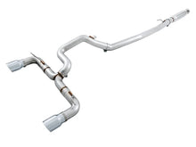 Load image into Gallery viewer, AWE Tuning Ford Focus RS Track Edition Cat-back Exhaust - Chrome Silver Tips - Main Product View