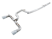 Load image into Gallery viewer, AWE Tuning Ford Focus RS Track Edition Cat-back Exhaust - Diamond Black Tips - Side View