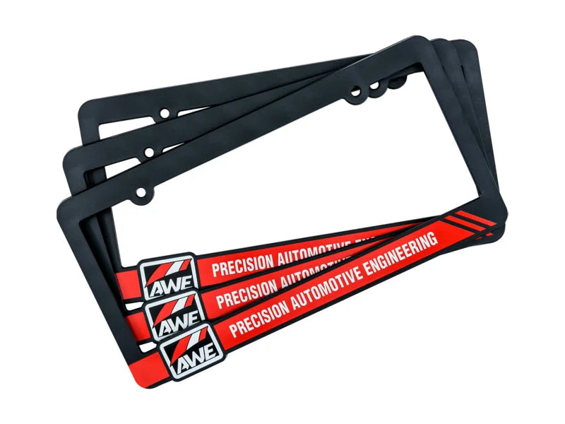AWE Tuning License Plate Frame - Side View