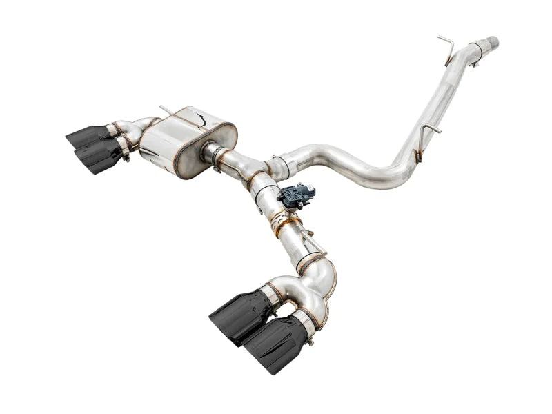 AWE Tuning MK7.5 Golf R SwitchPath Exhaust w/Diamond Black Tips 102mm - Main Product View