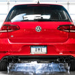 Load image into Gallery viewer, AWE Tuning MK7.5 Golf R SwitchPath Exhaust w/Diamond Black Tips 102mm - Back View