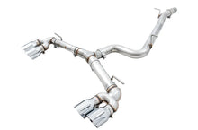 Load image into Gallery viewer, AWE Tuning Mk7 Golf R Track Edition Exhaust w/Chrome Silver Tips 102mm - Main Product View