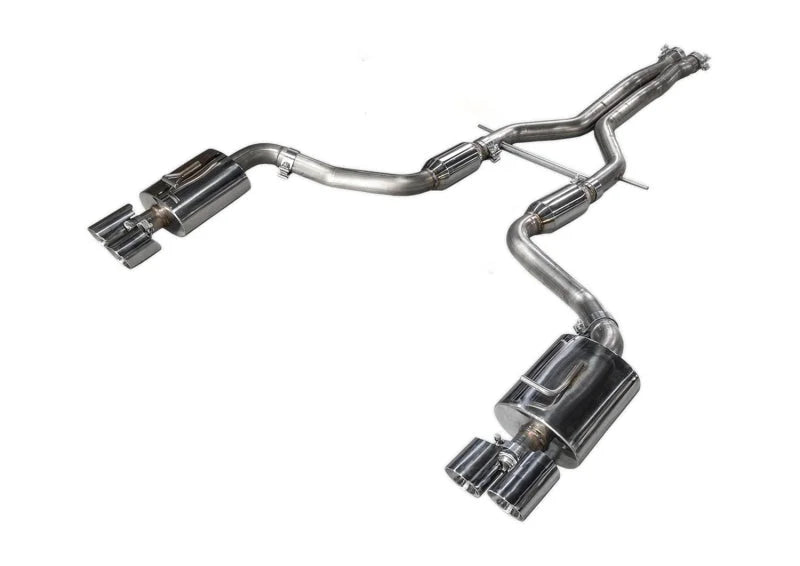 AWE Tuning Panamera 2/4 Track Edition Exhaust (2011-2013) - w/Chrome Silver Tips - Main Product View