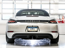 Load image into Gallery viewer, AWE Tuning Porsche 718 Boxster / Cayman SwitchPath Exhaust (PSE Only) - Diamond Black Tips - Back View