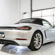 Load image into Gallery viewer, AWE Tuning Porsche 718 Boxster / Cayman Touring Edition Exhaust - Diamond Black Tips - Back View